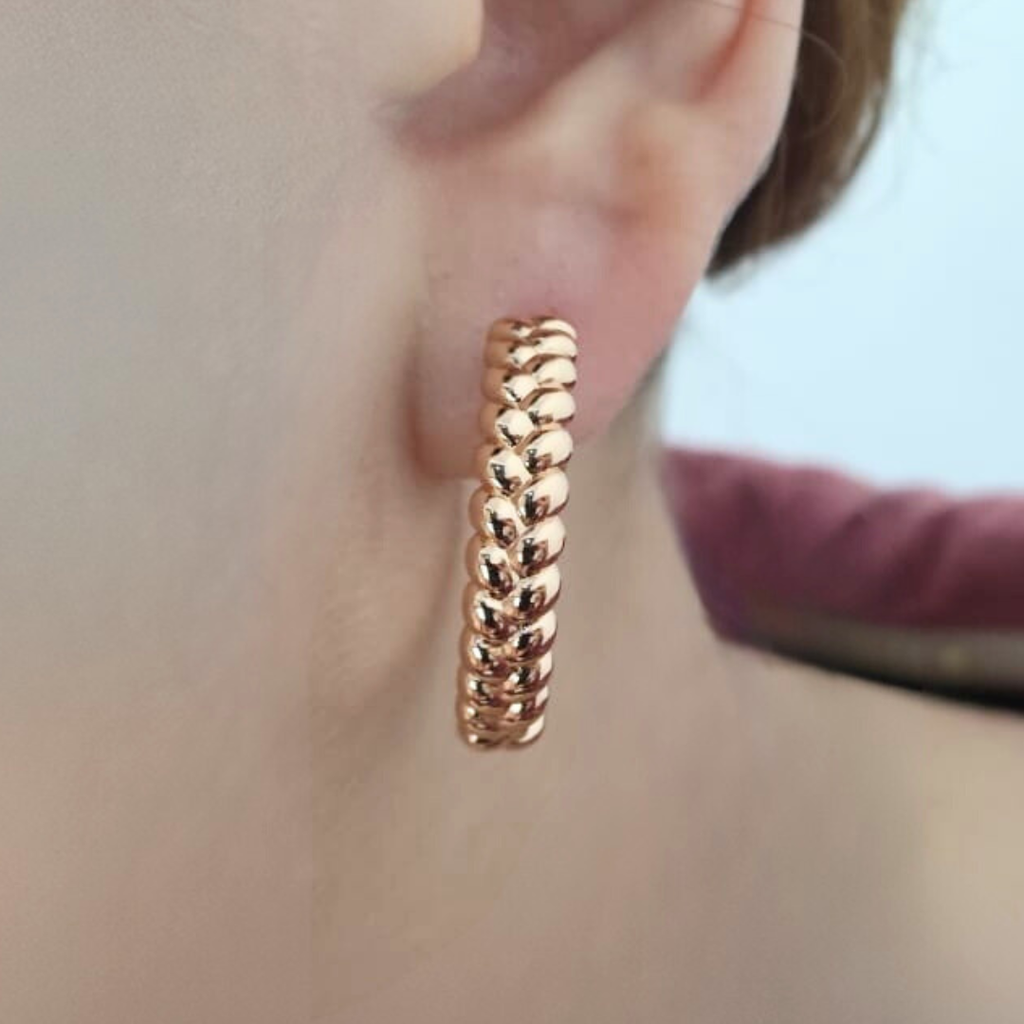 Aretes trenzados