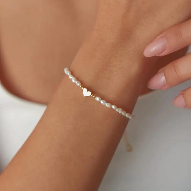 Pulsera con perlas