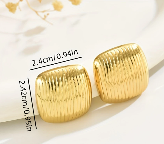 Aretes Cuadrados