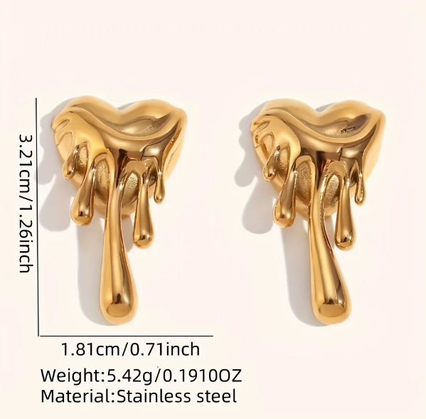 Aretes de corazón