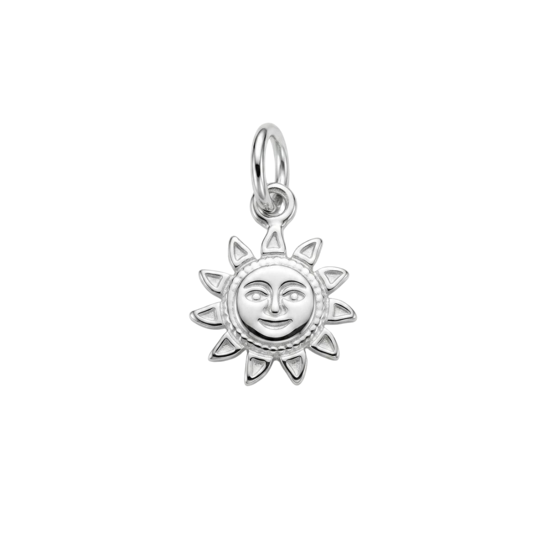 Dije de plata de sol