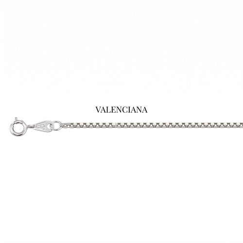 Cadena de plata para dama